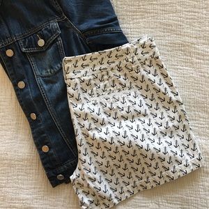 J. Crew Anchor Print City Fit Chino Short